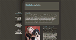 Desktop Screenshot of castleberryedits.com