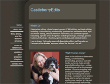 Tablet Screenshot of castleberryedits.com